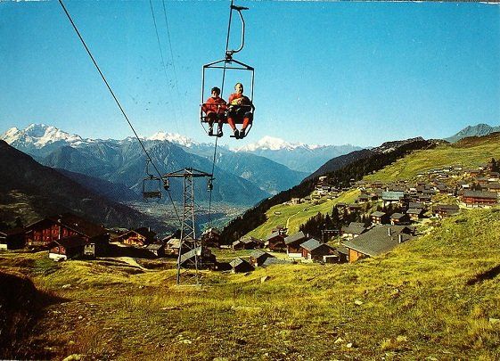 Cartoline postali: BETTMERALP Sessellift Bettmerhorn – Usato da Jona venduto da philajona