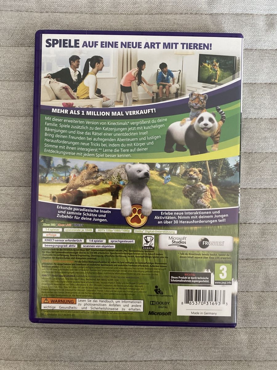 Microsoft Giochi: Kinectimals für Xbox 360 (Kinect) – Usato da Thunstetten venduto da Virus_33 2