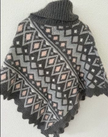 Manor Kids Poncho, Grösse 110/128 grau