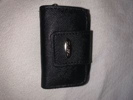 Portemonnaie Portmonee Schwarz klein mit fächern