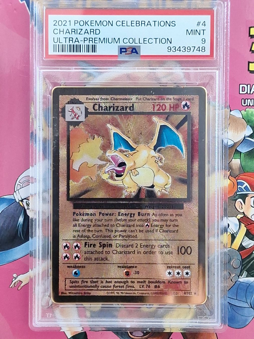 Pokémon Carte collezionabili: Charizard - Ultra Premium Collection Celebrations - PSA 9 – Nuovo (secondo la descrizione) da Altstätten SG venduto da sulim