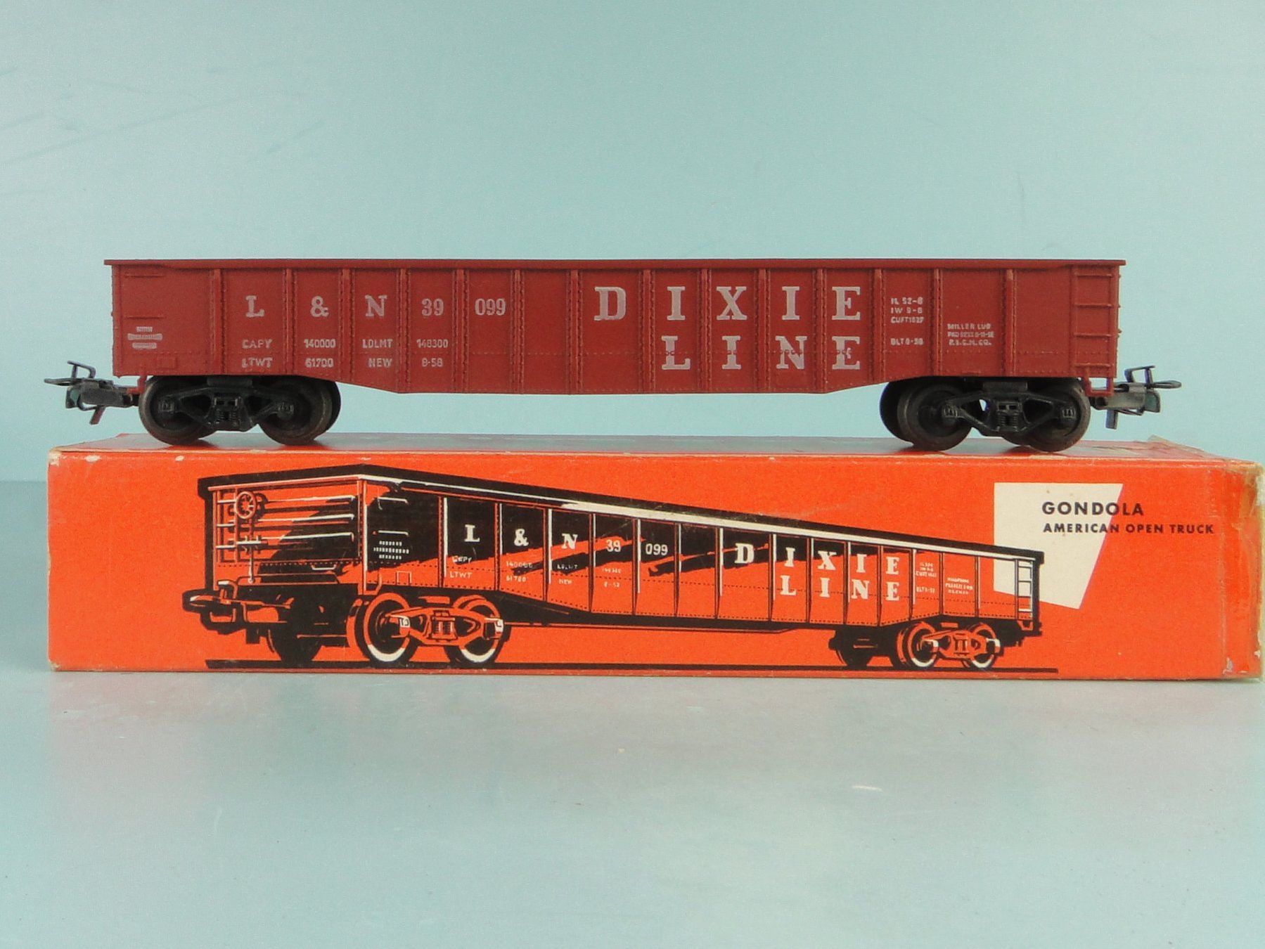 Märklin Modellini di ferrovie: Märklin 4575 Goldola L&N Dixie Line – Usato da Bülach venduto da cann11