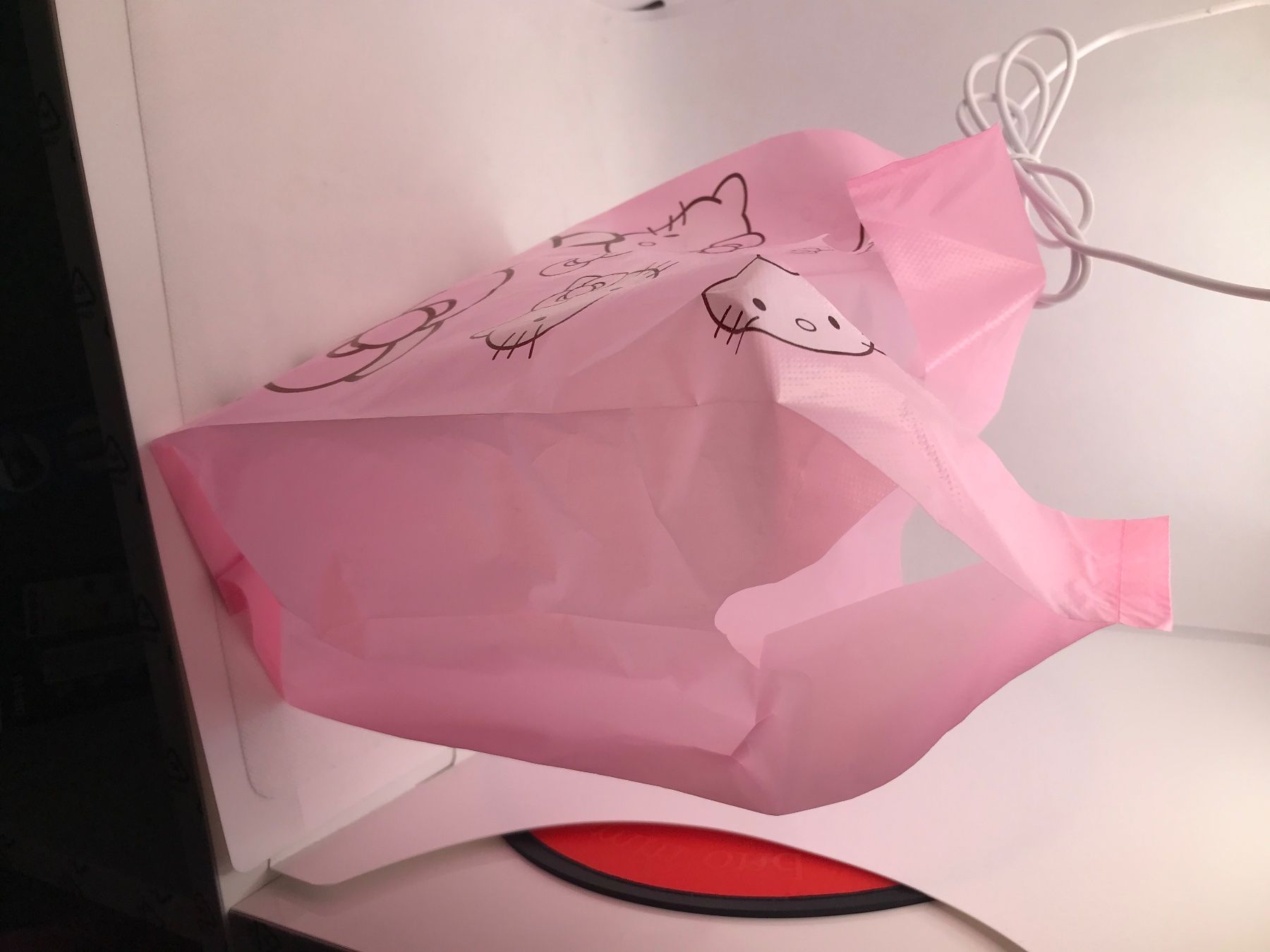 Hello Kitty Borse & Zaini: 10x Kitty Kitty Tragetasche, Pink – Nuovo e nell'imballaggio originale da Niederteufen venduto da mix18 5