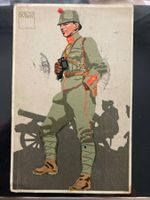Schweiz 1914 (?) Karte Felduniform Dest. Portugal