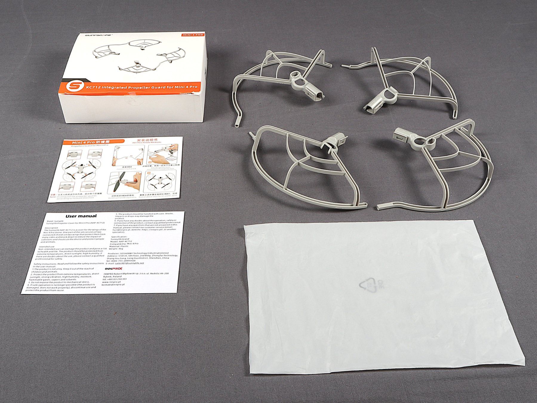 Modellismo RC: SUNNYLIFE Kc712 Propeller Guard   Mini 4 Pro – Nuovo (secondo la descrizione) da Steinen venduto da Restwert_Steinen