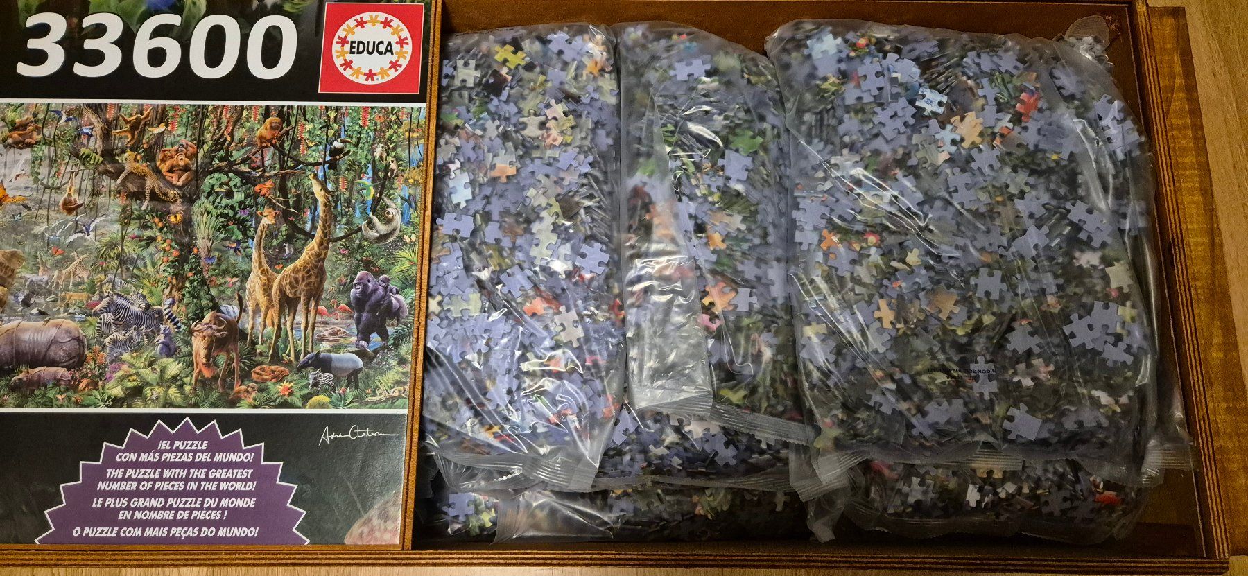 Educa Puzzles: EDUCA Puzzle mit 33600 Teilen NEU – Neu und originalverpackt aus Unterägeri von schmidtchen78 2