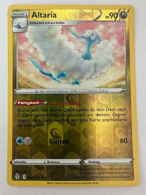 Pokémon Carte collezionabili: Altaria - Reverse Holo - Pokemon – Nuovo (secondo la descrizione) da Nussbaumen AG venduto da Pika-Shop