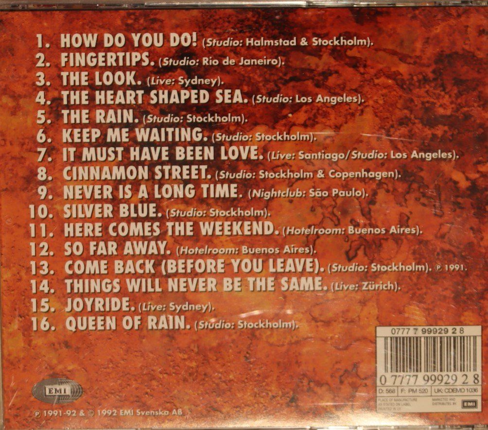 CDs: Roxette – Tourism – D'occasion à Luzern par CONTENTI 2