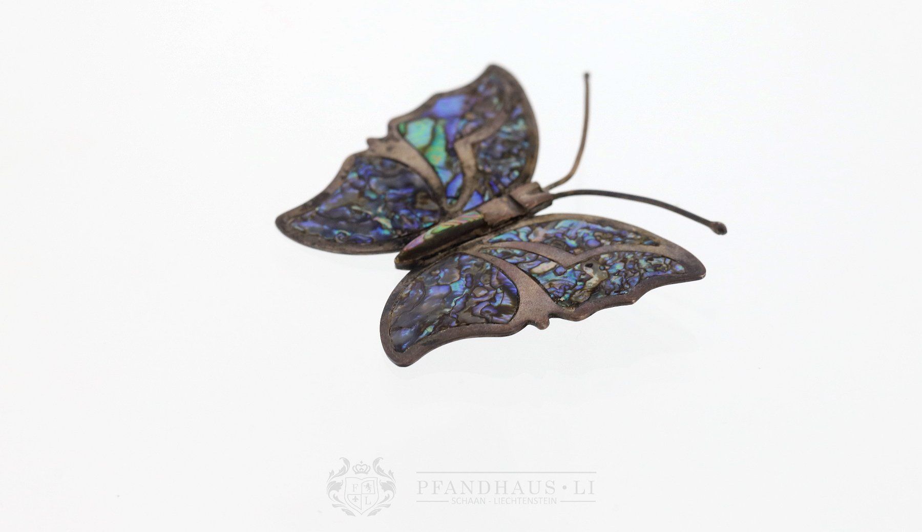 Spille & Fermagli: BROSCHE / ANSTECKNADEL "SCHMETTERLING" IN SILBER 925 – Usato da Schaan venduto da Pfandhaus-LI 4