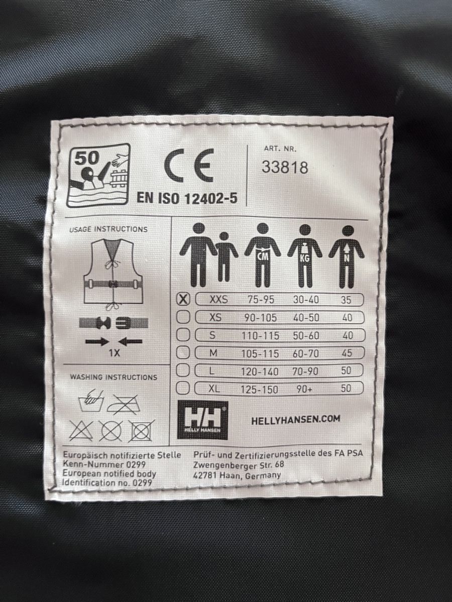 Helly Hansen Giubbotti di salvataggio: Schwimmweste für Kinder – Usato da Fällanden venduto da melenoel 2