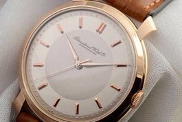 BIG SIZE  I W C  - 18K Pink Gold - Shark Fin Case  - Cal 89