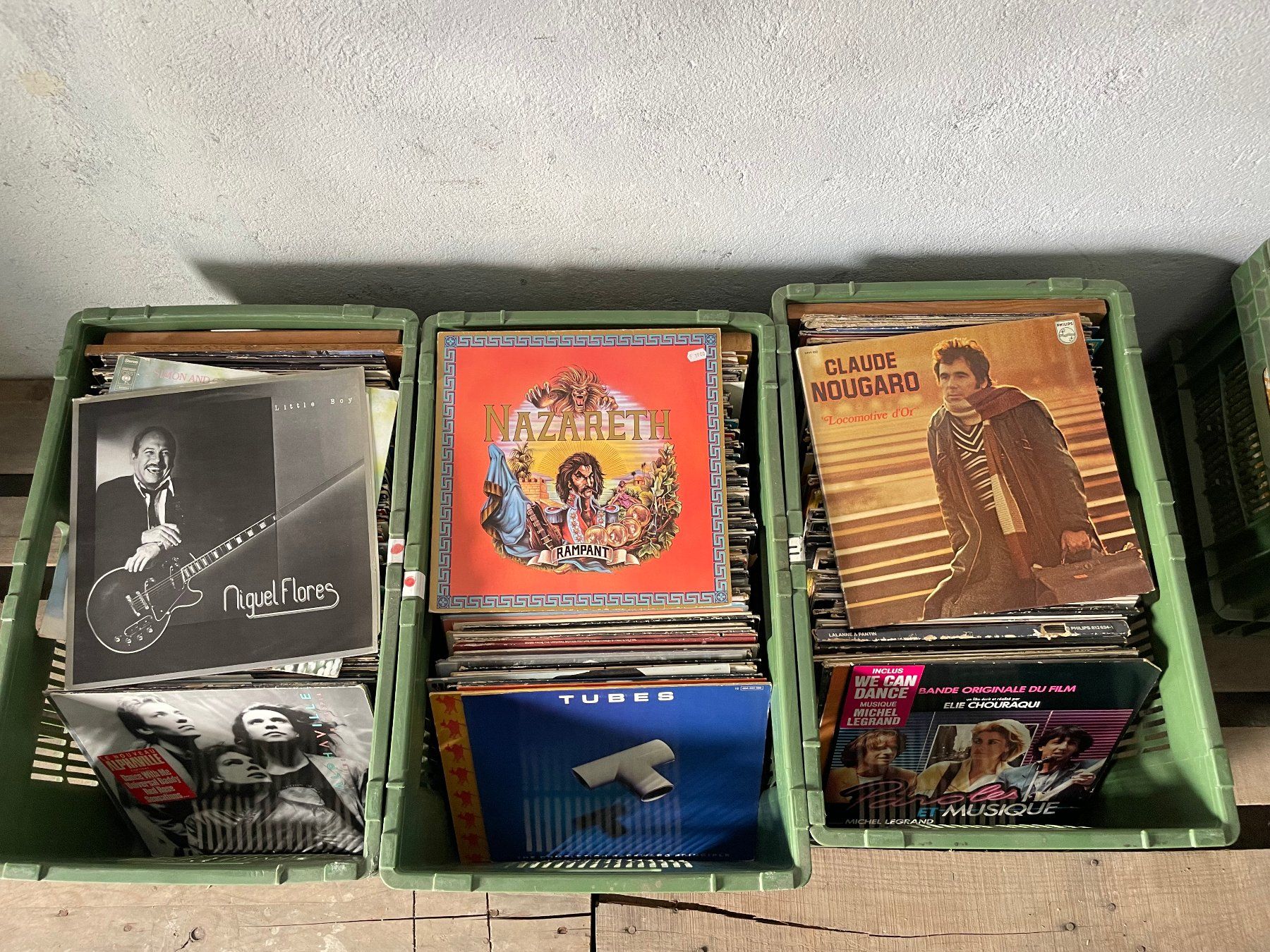Vinyles: 3 caisses de disques vinyle 33 tours – D'occasion à La Croix (Lutry) par netrajet 4
