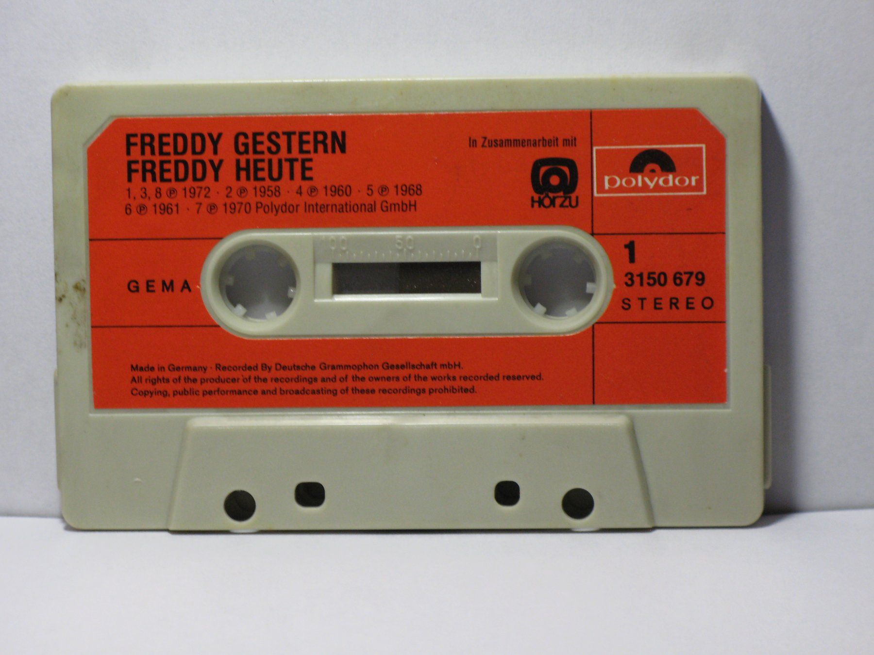 Musicassette: FREDDY QUINN  Gestern Heute – Nuovo (secondo la descrizione) da Langnau i. E. venduto da gf2_29jt 2