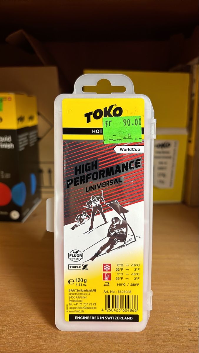 Toko Sonstiges zum Skisport: Neuer Toko High Performance Universal Skiwachs - 120g – Neu und originalverpackt aus Egnach von Rechi8