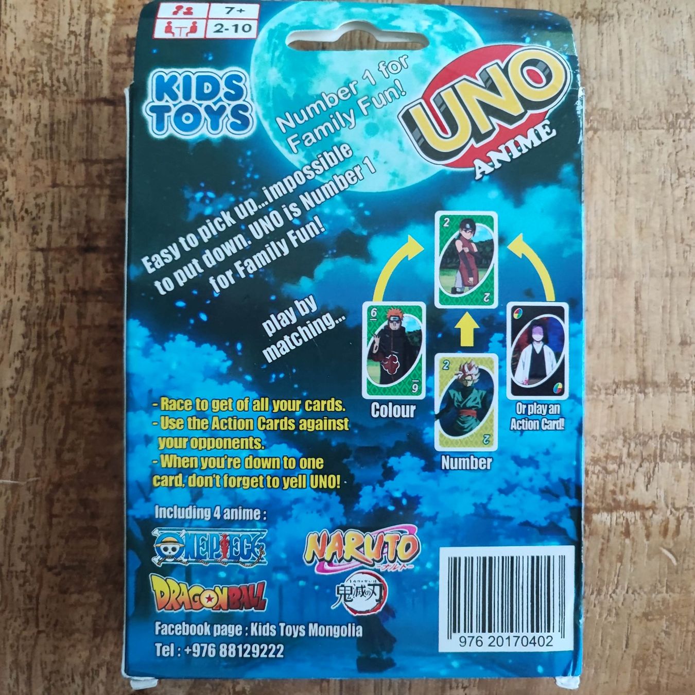 Giochi: ANIME - UNO - NEU & ORIGINALVERPACKT – Nuovo e nell'imballaggio originale da Dübendorf venduto da kb86_MOVIE 1