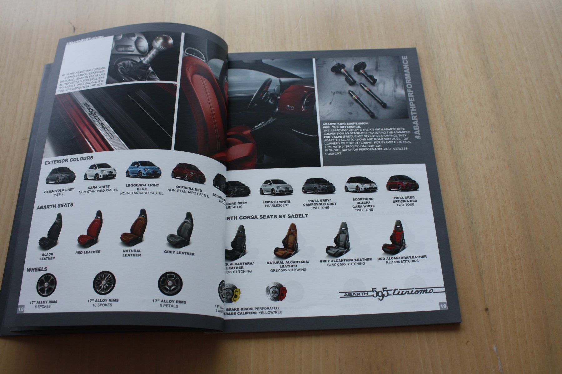 Fiat Documenti: Abarth Prospekt "ABARTH WORLD" 500/595/Comp/Punto 2013 – Usato da Wikon venduto da erwin400 4