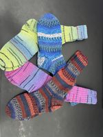 Warme, handgestrickte Socken, Grösse 39-41,