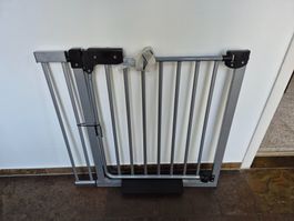 Treppenschutzgitter aus Metall mit Verlängerung