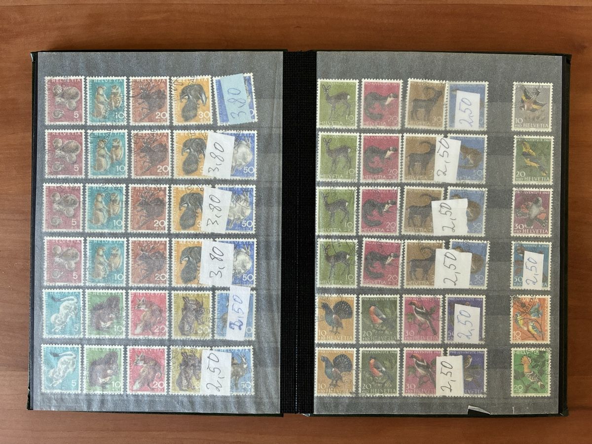 Tutti i francobolli: Album Pro Juventute, Postfrisch, mit & ohne Stempel – Nuovo (secondo la descrizione) da Basel venduto da luginbhl1431 7