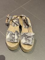 Sandalen Schlangenmuster Gr. 37 Top Zustand!