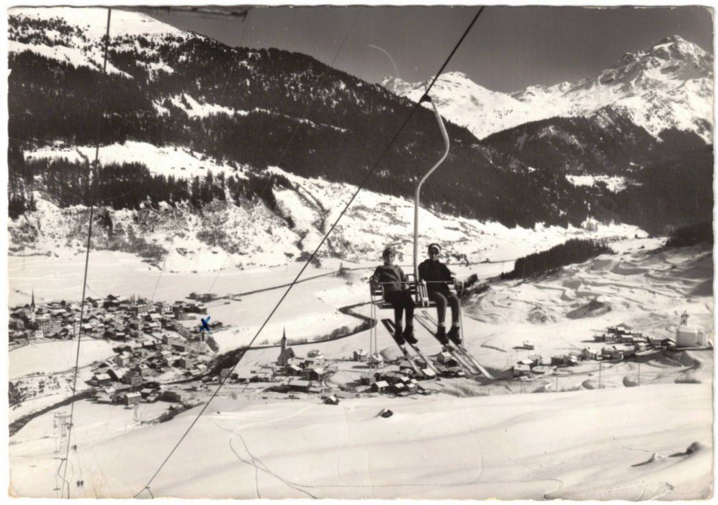 Cartoline postali: Savognin - Sessellift Martegnas – Usato da Binningen venduto da Mountainrider