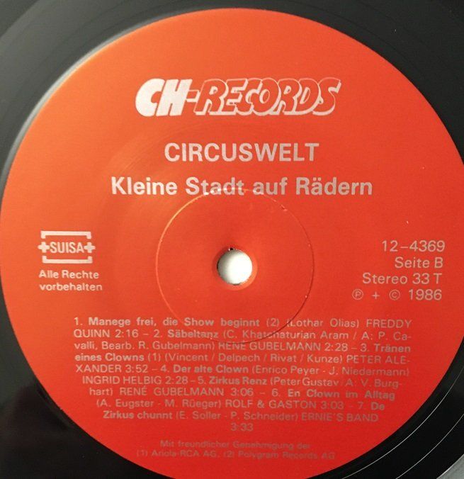 Schallplatten: Circuswelt (LP) – Gebraucht aus Grüningen von azulmarron 3