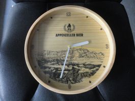 schöne Appenzeller Bier Wanduhr