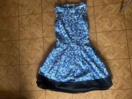 Closet Kleid skater blaue Flamingos gr. UK8 34/36
