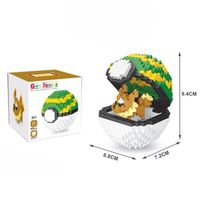 Pokéball „Evoli“ (7cm) / Mini-Bausteine