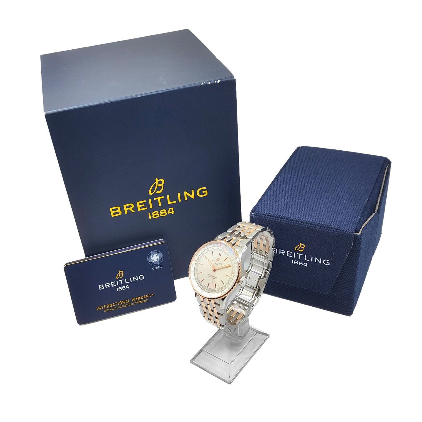 Breitling Orologi: Breitling Navitimer Automatic 41 Two Tone (Full set 04.2025) – Nuovo (secondo la descrizione) da Montreux venduto da CashPay_Montreux 7