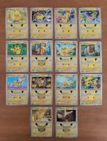 Pokémon 30 Anniversary verschiedene Pikachus