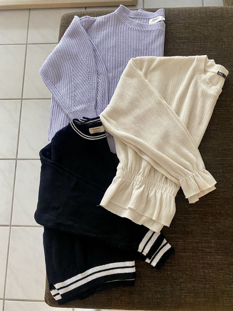 Lots de vêtements: 3 Damen Pullover Only Zara Pull&Bear Set Grösse M – D'occasion à Elsau par alishamaria