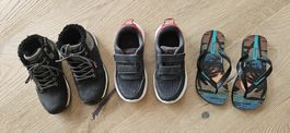 Schuhpaket Gr. 34: Winterschuhe, Turnschuhe, Flipflops!