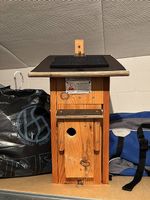 Nistkasten Vogelhaus mit Kamera und Solarpowerbank