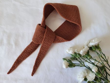 Mini scarf, Schal, Gestrickte Schal, Geschenk, Handgestrickt