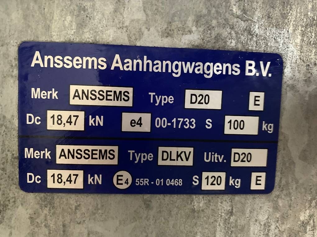 Anssems Anhänger: Transport Anhänger mit Blache – Gebraucht aus Zug von naglate 4