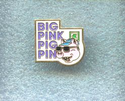 Kantonalbank  Thurgau BIG PINK PIG PIN