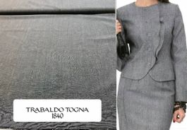 Anzug Stoff Merino Leinen von Trabaldo Togna 2.00x1.40m grau