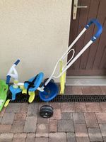 Tricycle avec benne et poussoir amovible 