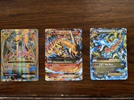 Mega Charizard Ex 101/108, 002/021 Japanisch und 69/106