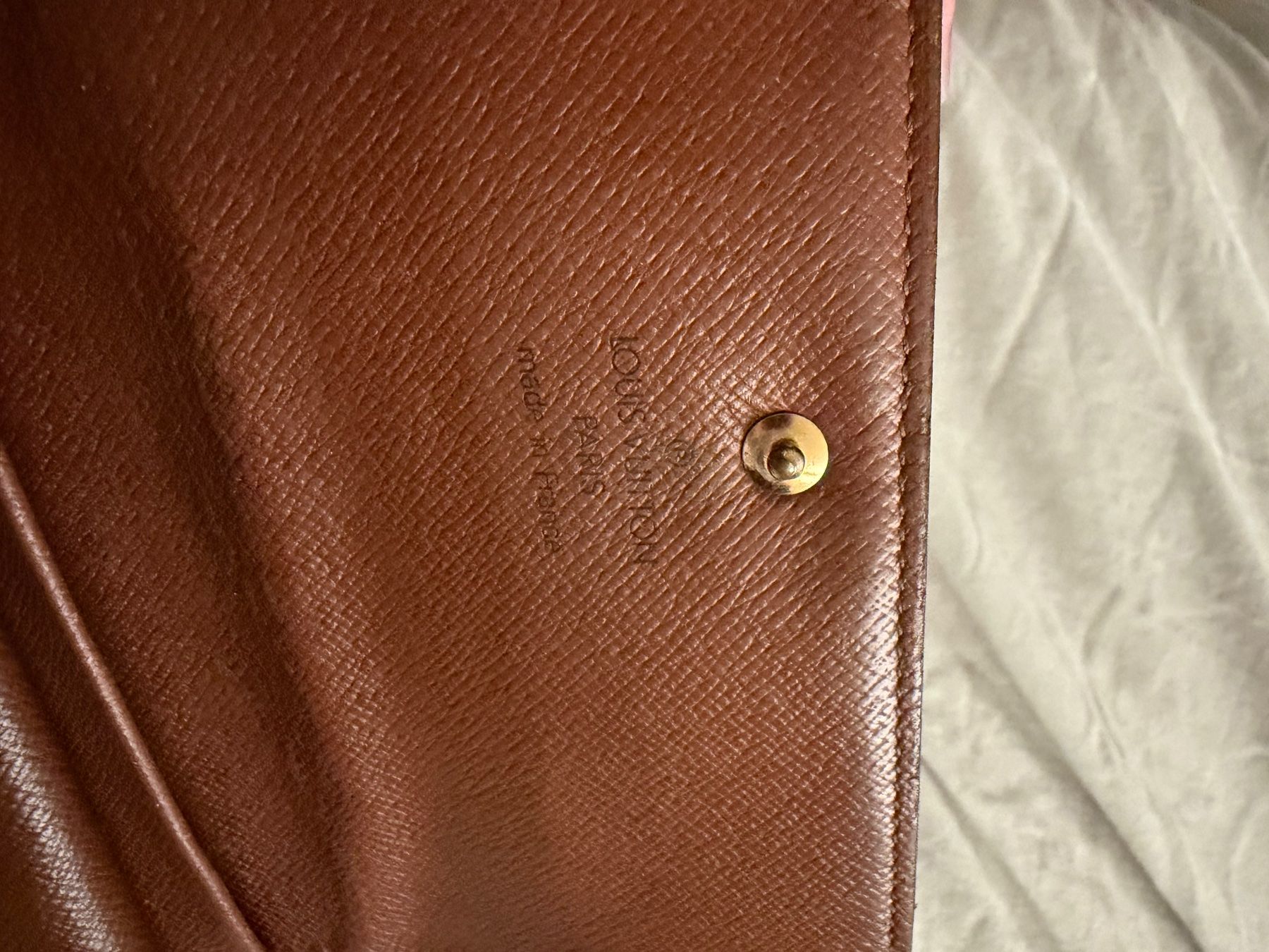 Louis Vuitton Portemonnaie: Louis Vuitton Geldbörse Monogram Canvas gebraucht – Gebraucht aus Lenzburg von Saskiasaurus 7