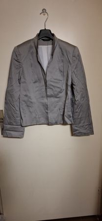 veste gris satiné, Caroll, taille 44