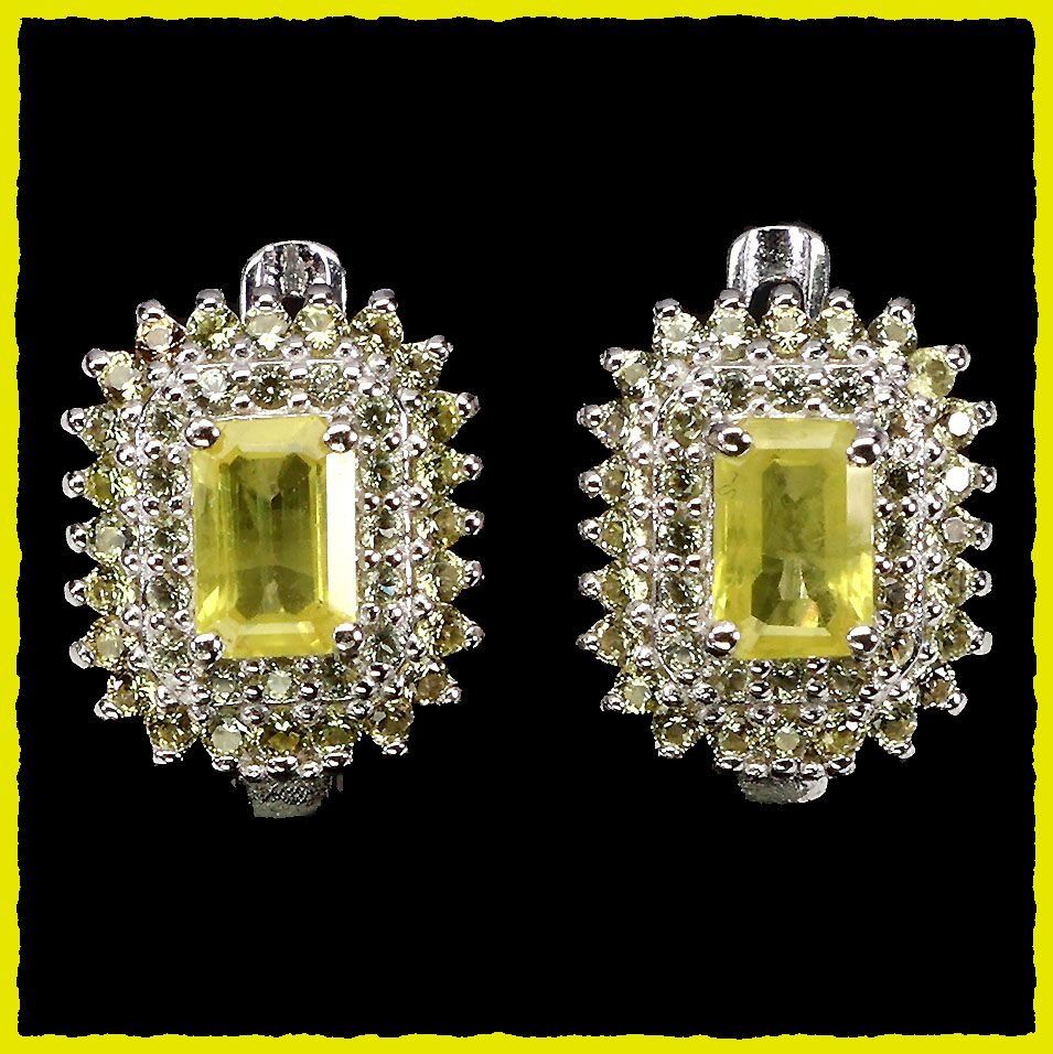 Orecchini pendenti & Orecchini a lobo: Gelber Saphir Ohrringe 925 Silber – Nuovo e nell'imballaggio originale da Oberglatt ZH venduto da Goldfee1 3