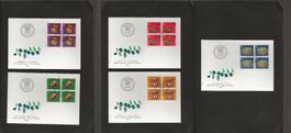 Schweiz Pro Patria FDC Viererblock Serie 1985