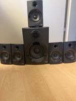 Lautsprecher System Logitech 5.1 schwarz gebraucht