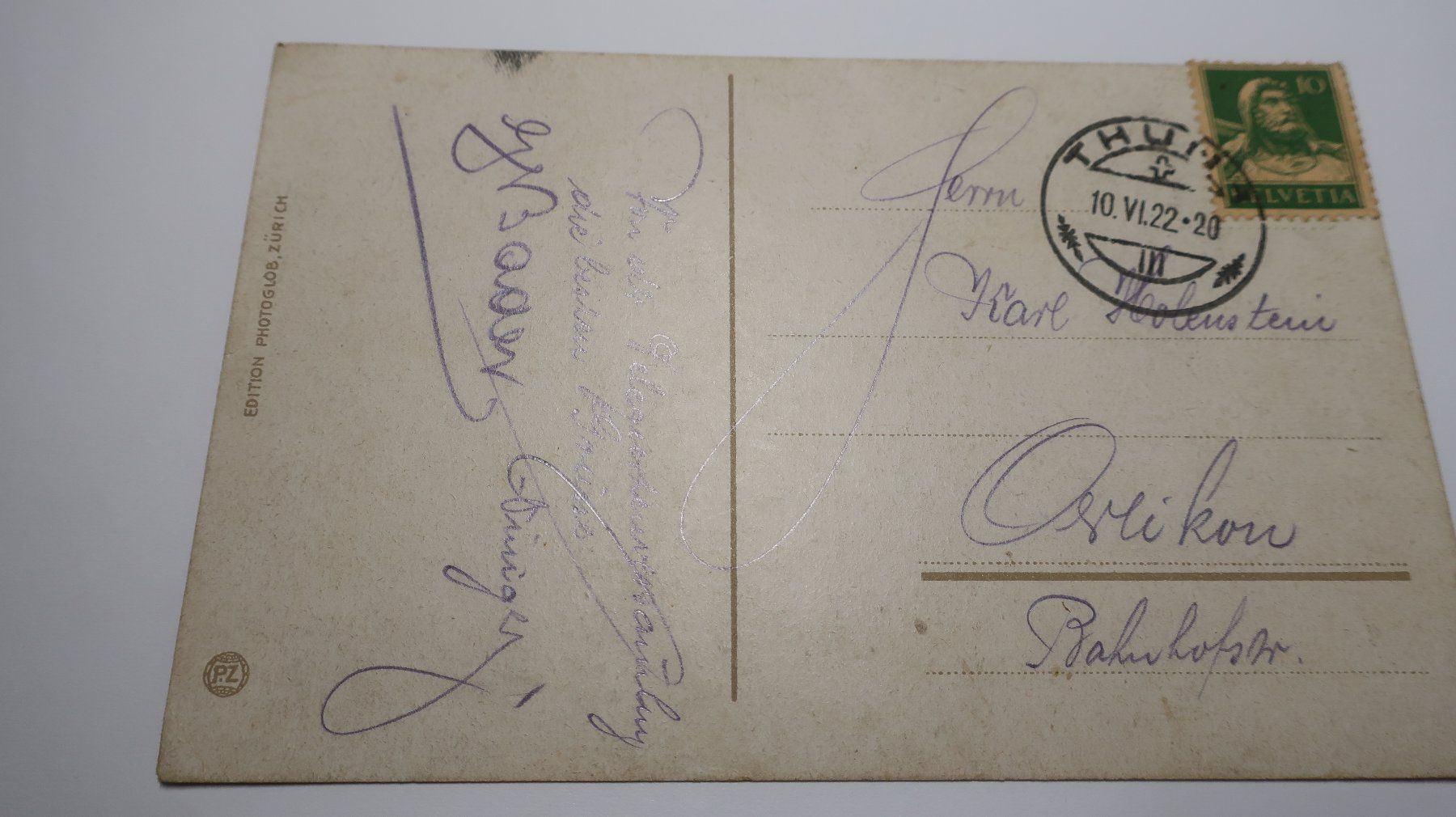 Cartoline postali: Thuner See Panorama 1922 – Usato da Cormoret venduto da Pascalll2001 5