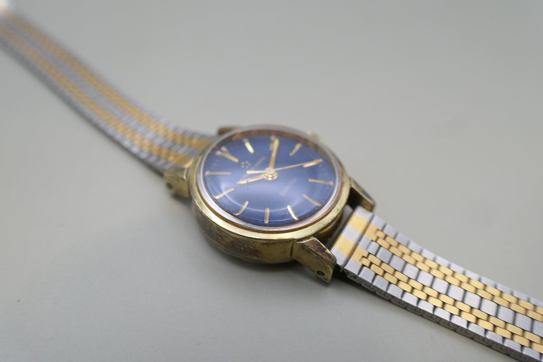 Eterna Uhren: Eterna-Matic Sahida Damen Automatic Vintage Blau – Gebraucht aus Thun von CHRONOTIKA 2