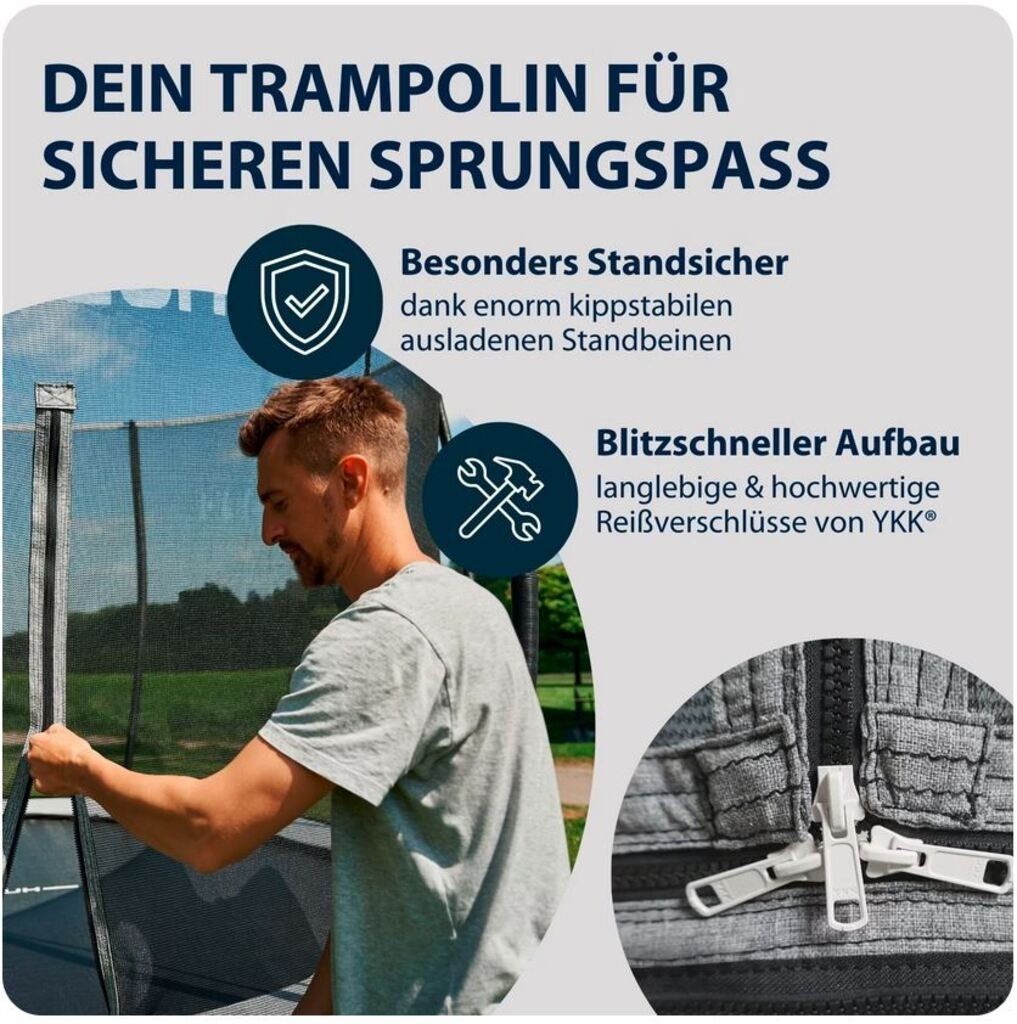 Hudora Trampoline: Hudora FANTASTIC COMPLETE Trampolin MAX 300 – Neu und originalverpackt aus Walenstadt von Trend-24 5