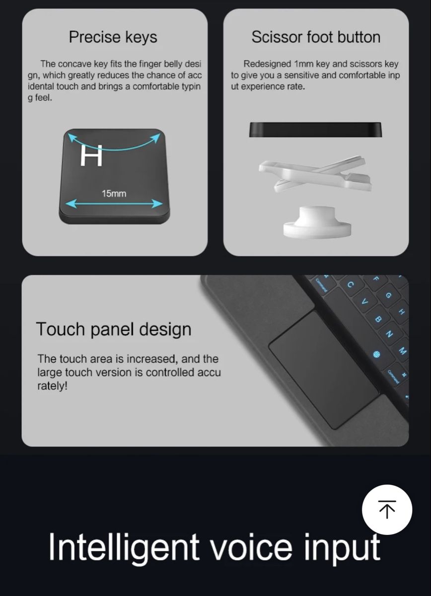 Tastiere: Magnetic keyboard leather case – Nuovo (secondo la descrizione) da Meilen venduto da lulagup 7