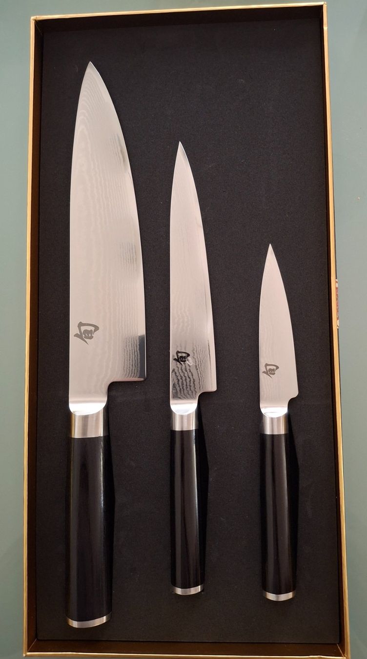 Kai Küchenmesser: Shun Classic 3-teiliges Messer-Set neu – Neu und originalverpackt aus Uster von Petriheil50